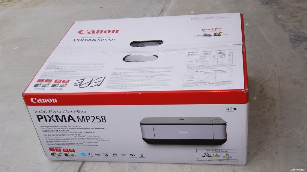 CANON PIXMA MP258 MP250 PRINTER DRIVER