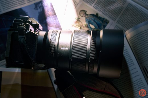 7Artisans 135mm lens mounted on camera after firmware update installation 7Artisans 135mm lens mounted on camera after firmware update installation