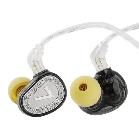 Elua Ultra earphones with cable and silicone ear tip attached