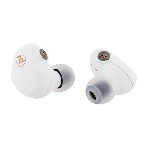 G1 earpieces shown front facing with logo detail visible G1 earpieces shown front facing with logo detail visible