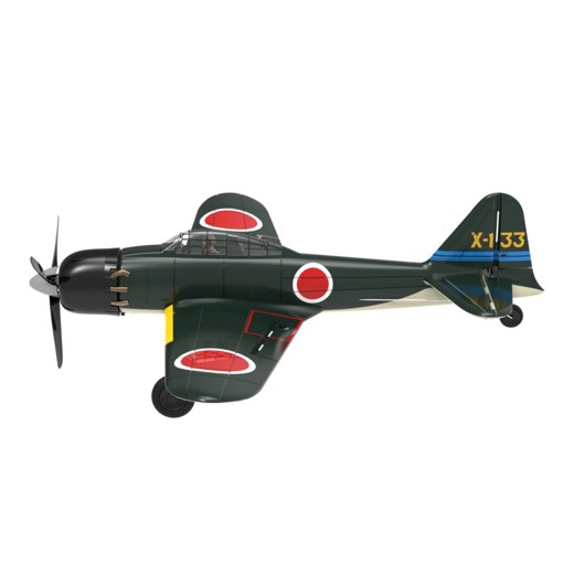 Side profile of Eachine A6M Zero mini RC airplane with EPP foam body Side profile of Eachine A6M Zero mini RC airplane with EPP foam body
