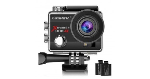 Campark ACT74 Xtreme I+ 4K action camera with accessories Campark ACT74 Xtreme I+ 4K action camera with accessories