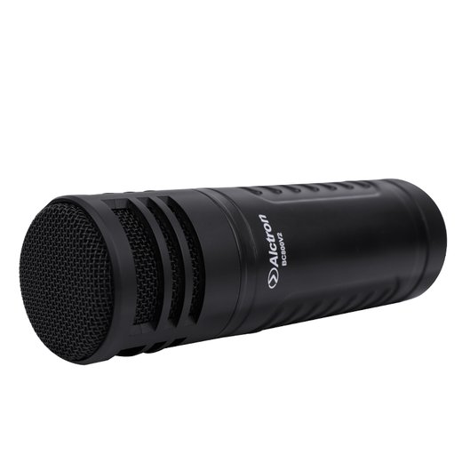 Alctron BC800V2 dynamic broadcast microphone angled front view