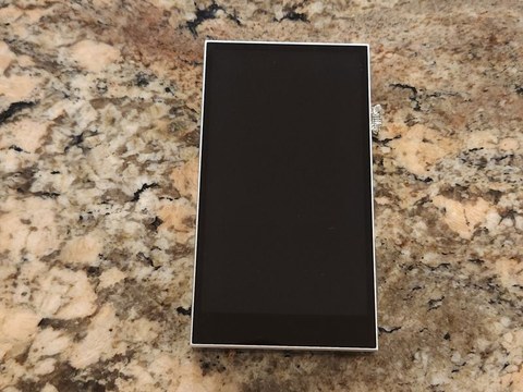 Astell&Kern SE300 digital audio player top-down view Astell&Kern SE300 digital audio player top-down view