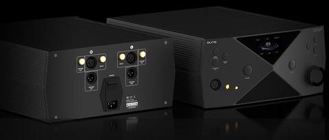 Aune A17 rear panel showing XLR and RCA preamp outputs Aune A17 rear panel showing XLR and RCA preamp outputs