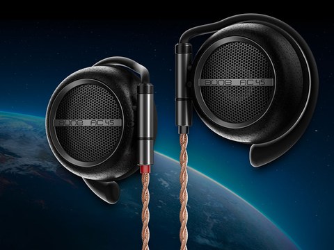 Aune AC45 pair of open clip-on headphones with cable