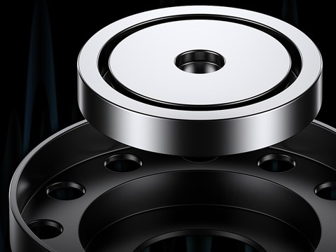 Aune AC45 40mm dynamic driver diaphragm close-up render Aune AC45 40mm dynamic driver diaphragm close-up render
