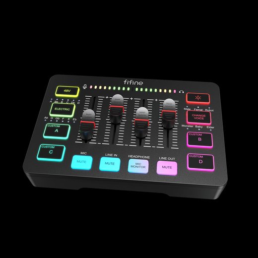 Fifine Ampligame SC3 audio mixer Fifine Ampligame SC3 audio mixer