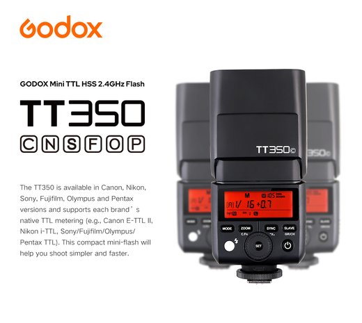 Godox TT350 mini camera flash