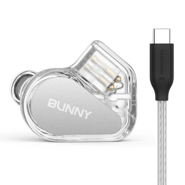 Tanchjim Bunny DSP transparent in-ear monitor with USB-C cable