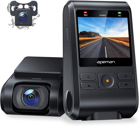 Apeman C550 dual dash cam with accessories Apeman C550 dual dash cam with accessories