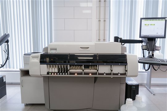 Canon imageCLASS LBP6030 printer connected to a computer in an office Canon imageCLASS LBP6030 printer connected to a computer in an office