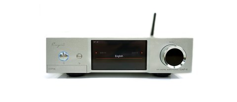 Cayin iDAP-6 digital transport front panel with color display and antenna Cayin iDAP-6 digital transport front panel with color display and antenna