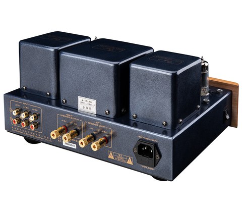 Cayin MT-12N rear panel showing speaker terminals and RCA inputs Cayin MT-12N rear panel showing speaker terminals and RCA inputs
