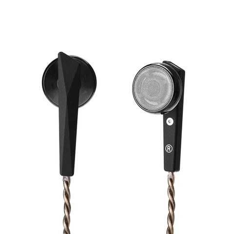 DUNU Alpha 3 open-back flathead earbud front view