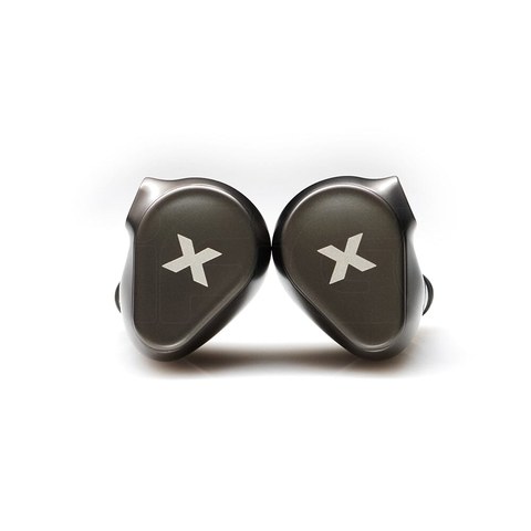 DUNU Titan X earphone shells with X logo faceplate