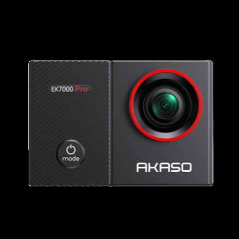 Akaso EK7000 Pro action camera front view