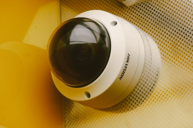 EZVIZ C8C camera close up EZVIZ C8C camera close up