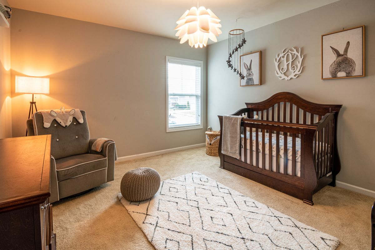 Home nursery room as example indoor camera monitoring location Home nursery room as example indoor camera monitoring location