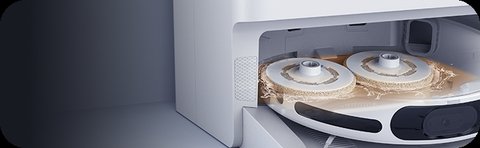 Self cleaning mop station detail similar to EZVIZ RS20 Pro dock