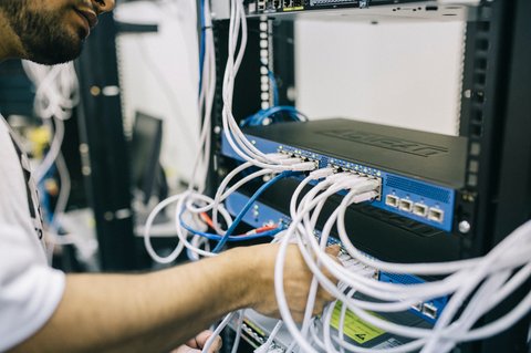 Network switch and cables similar to a local network used for RTSP camera access Network switch and cables similar to a local network used for RTSP camera access