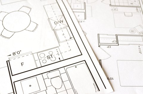Floor plan layout used for planning EZVIZ T2C sensor placement around a home Floor plan layout used for planning EZVIZ T2C sensor placement around a home