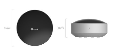 EZVIZ T33 smart infrared remote control dimensions for appliance setup EZVIZ T33 smart infrared remote control dimensions for appliance setup