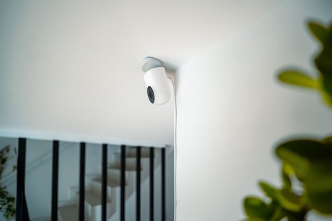 Indoor camera mounted in a ceiling corner similar to EZVIZ TY2 placement Indoor camera mounted in a ceiling corner similar to EZVIZ TY2 placement