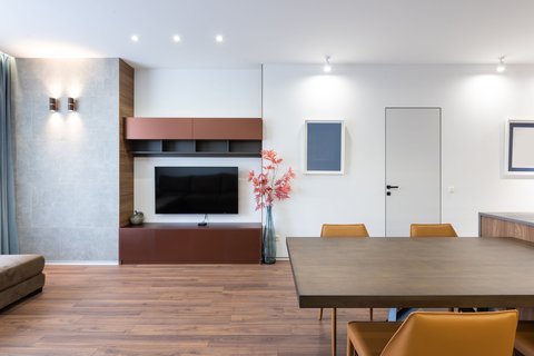 Living room layout suited for EZVIZ TY7 dual lens whole-room coverage