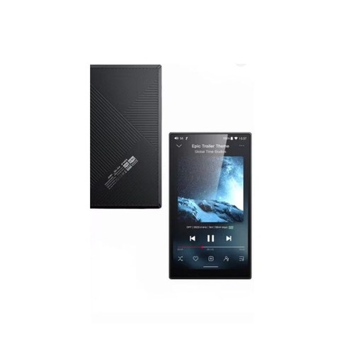 FiiO JM21 front display and textured rear panel FiiO JM21 front display and textured rear panel