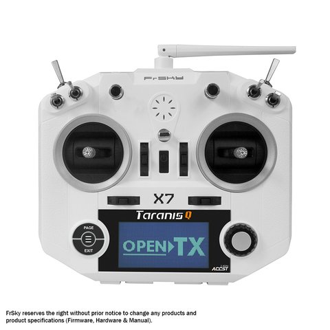 FrSky Taranis Q X7 white transmitter FrSky Taranis Q X7 white transmitter