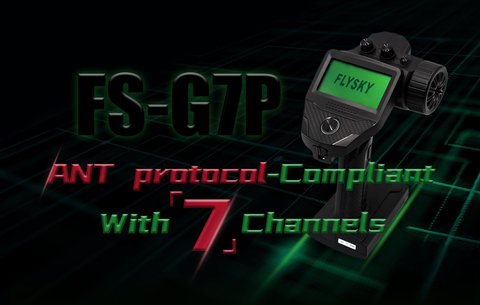 Flysky FS-G7P transmitter with improved color display Flysky FS-G7P transmitter with improved color display