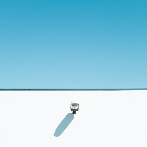 Outdoor bullet camera similar to the Reolink B800 mounted on a wall