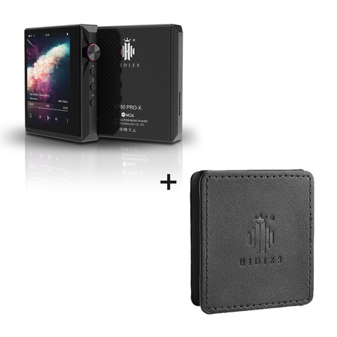 Hidizs AP80 Pro-X screen displaying album art and playback controls Hidizs AP80 Pro-X screen displaying album art and playback controls