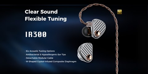 Aune IR300 earphones with detachable cable Aune IR300 earphones with detachable cable