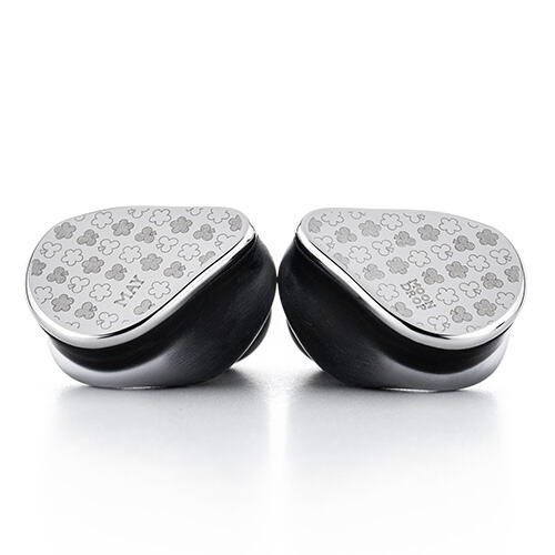 Moondrop May earpieces with clover pattern faceplate Moondrop May earpieces with clover pattern faceplate