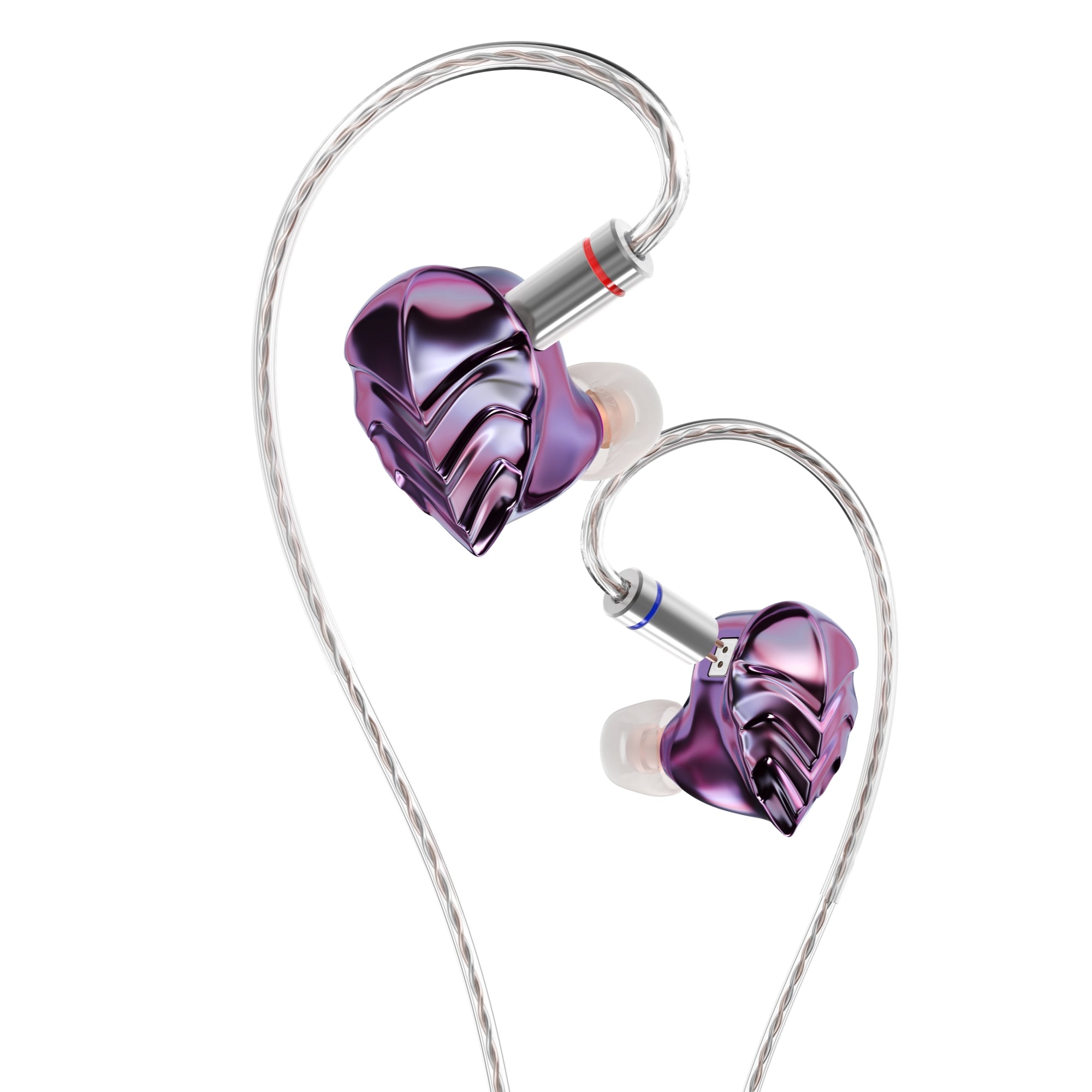 Hidizs MK12 Turris Titanium Edition in-ear monitor with gradient titanium shell