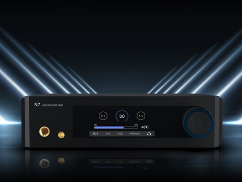 Aune N series desktop amplifier chassis shared across the N7 platform