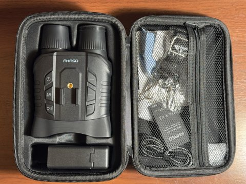 Akaso NV01 night vision binoculars with case and accessories Akaso NV01 night vision binoculars with case and accessories