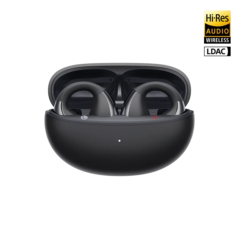 QCY Crossky C30S open-ear earbuds with Hi-Res Audio and LDAC badges QCY Crossky C30S open-ear earbuds with Hi-Res Audio and LDAC badges