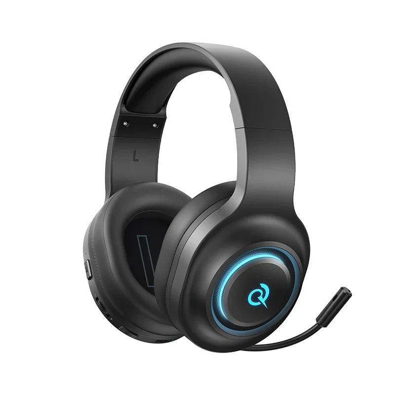 QCY HeRoad V200 gaming headset side angle view QCY HeRoad V200 gaming headset side angle view