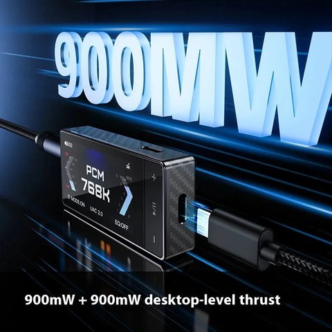 FiiO QX13 dongle DAC amp with cable 900mW output