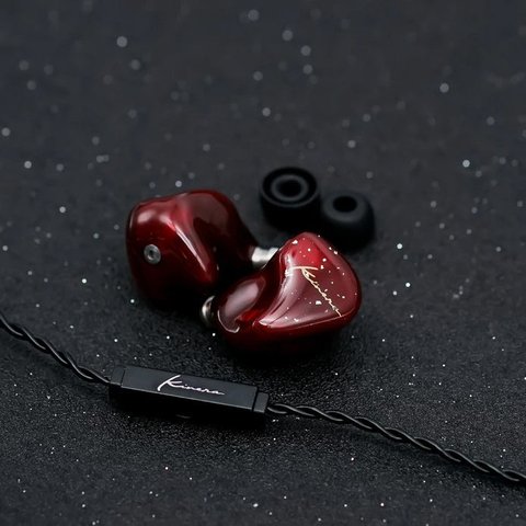 Kinera BD005 Pro IEM red shell with cable Kinera BD005 Pro IEM red shell with cable