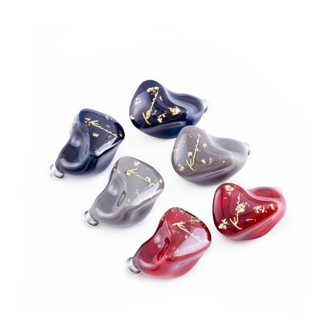 Kinera BD005 Pro IEM three color shells blue gray red Kinera BD005 Pro IEM three color shells blue gray red