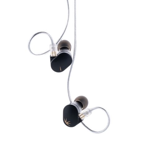 Moondrop Chu 2 dynamic driver IEM in matte black aluminum shell Moondrop Chu 2 dynamic driver IEM in matte black aluminum shell