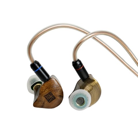 Tangzu Fudu Verse 2 hybrid IEM with brass shell and ebony wood faceplate Tangzu Fudu Verse 2 hybrid IEM with brass shell and ebony wood faceplate