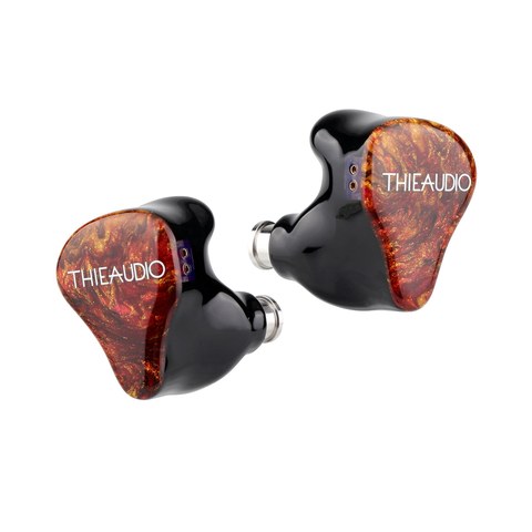 ThieAudio Oracle MKII IEM pair with black scarlet faceplate ThieAudio Oracle MKII IEM pair with black scarlet faceplate