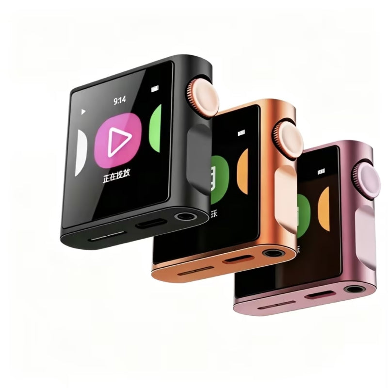 Shanling M0 Pura tiny portable music players in black, orange and pink Shanling M0 Pura tiny portable music players in black, orange and pink
