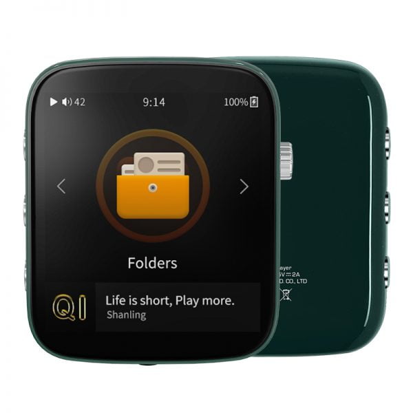 Shanling Q1 player showing folder navigation on its touchscreen Shanling Q1 player showing folder navigation on its touchscreen