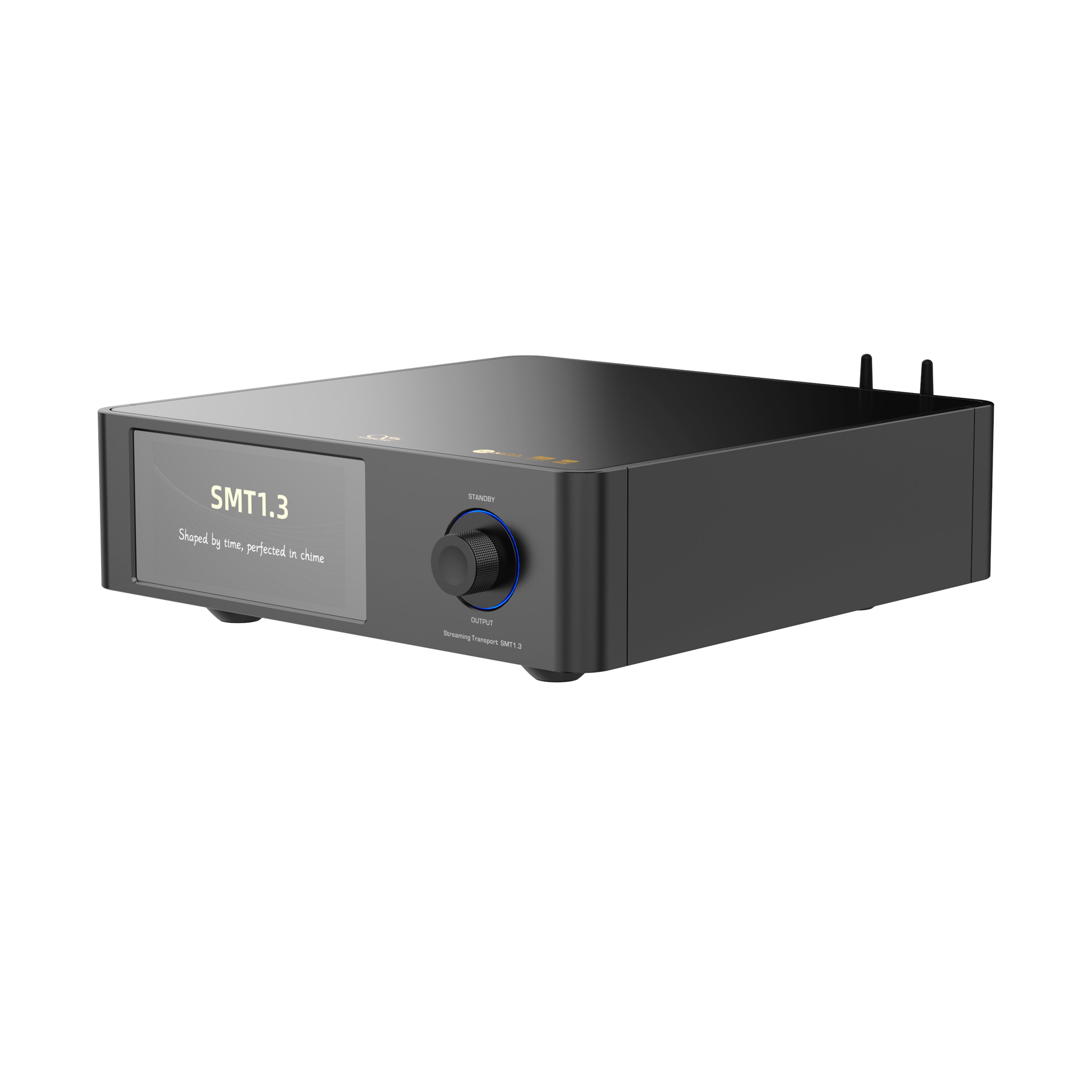 Shanling SMT1.3 streaming transport angled view with antennas Shanling SMT1.3 streaming transport angled view with antennas